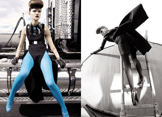 Vogue Italia "A Touch of Glam"
Photographer: Steven Meisel.
Models: M Linchuk, M Frackowiak, D Dvorakova & K Struss.